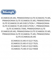 Bico de saida de agua cafeteira Delonghi ECAM PRIMADONNA