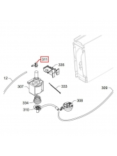 Conector em L da bomba cafeteira saeco, gaggia e philips walita  EP2230 P2 B8