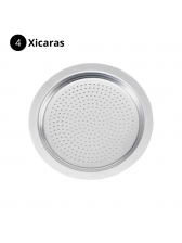 Filtro de aluminio para cafeteira bialetti moka 4 xicaras original P6 D7