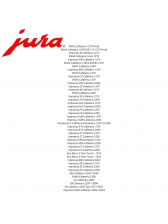 Detergente de limpeza sistema de leite cafeteira jura P6 M7