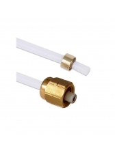 Mangueira de teflon 2x4 235mm caldeira saeco e gaggia, vienna, trevi, logic P2 C5