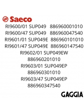 Tubo interno do contra pistao do grupo infusor cafeteira saeco e gaggia P2 H5