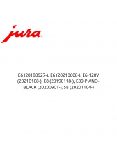 Gaveta de borras para cafeteira jura E6,E60, E8, E80, S8 P6 B1