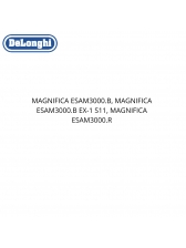 Painel frontal preto cafeteira delonghi magnifica ESAM3.EX1