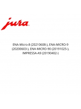 Gaveta de borras para cafeteira jura ENA P6 K4