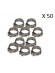 Abraçadeira orelha 9.5mm 50 unid