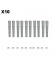 Kit 10 molas conica + 10 esferas 5mm G1 D3 (A)
